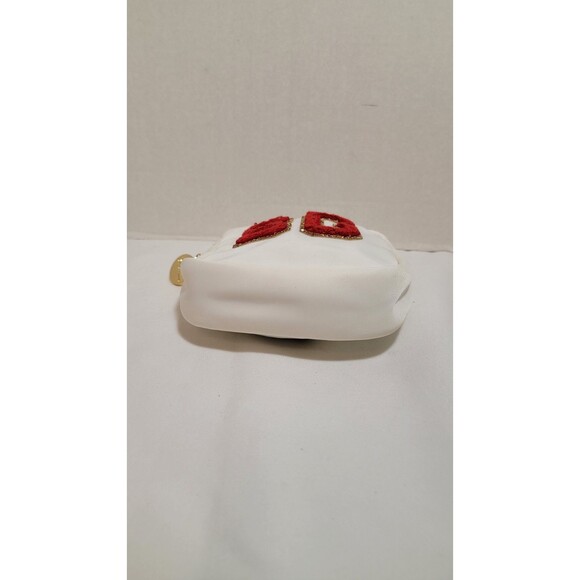 Stoney Clover Lane x Disney Minnie Mouse Mini Pouch White Nylon, Gold Hardware - Picture 3 of 7